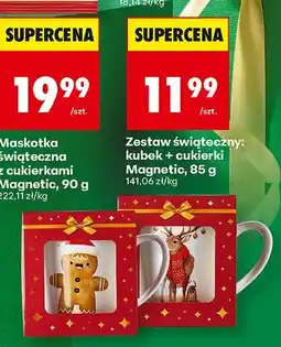 Biedronka Zestaw świąteczny: kubek + cukierki Magnetic, 85 g oferta