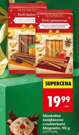 Biedronka Maskotka świąteczna z cukierkami Magnetic, 90 g oferta
