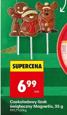 Biedronka Czekoladowy lizak świąteczny Magnetic, 35 g oferta
