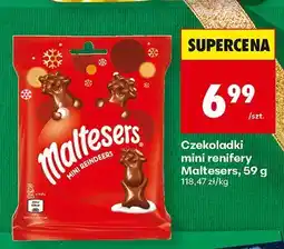 Biedronka Czekoladki mini renifery Maltesers, 59 g oferta