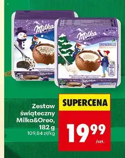 Biedronka Czekolada Zestaw świąteczny Milka&Oreo, 182 g oferta