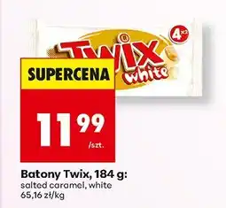 Biedronka Batony Twix, 184 g: salted caramel, white oferta