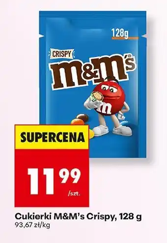 Biedronka Cukierki M&M's Crispy, 128 g oferta