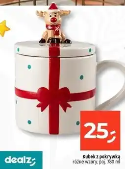 Dealz Kubek z pokrywką 780 ml oferta