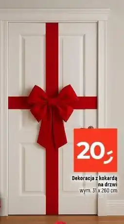 Dealz Dekoracja z kokardą na drzwi oferta