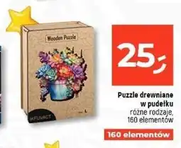 Dealz Puzzle drewniane w pudełku 160 elementów oferta