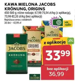 Stokrotka Market Kawa mielona Jacobs Krönung, Origins oferta