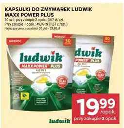 Stokrotka Market Kapsułki do zmywarek Ludwik Maxx Power Plus oferta