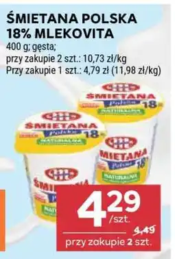 Stokrotka Market ŚMIETANA POLSKA 18% MLEKOVITA oferta