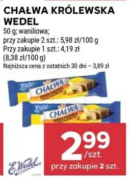 Stokrotka Market Chałwa królewska WEDEL oferta