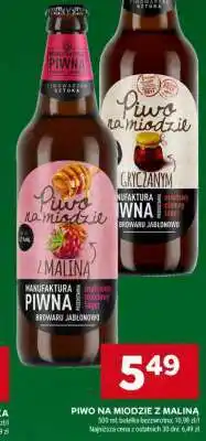 Stokrotka Market Piwo na miodzie z maliną oferta