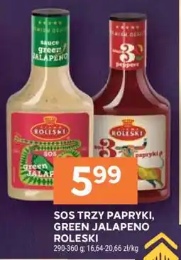 Stokrotka Market SOS TRZY PAPRYKI, GREEN JALAPENO ROLESKI oferta