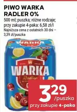 Stokrotka Market Piwo Warka Radler 0% oferta