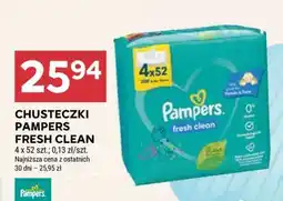 Stokrotka Market Chusteczki Pampers Fresh Clean oferta