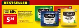 Biedronka Herbata ekspresowa Remsey 75 torebek oferta