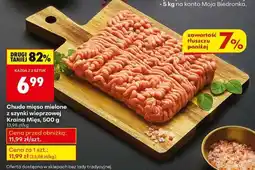 Biedronka Chude mięso mielone z szynki wieprzowej Kraina Mies , 500 g oferta