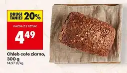 Biedronka Chleb cale ziarno 300 g oferta