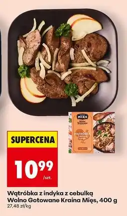 Biedronka Wątróbka z indyka z cebulką Wolno Gotowane Kraina Mięs 400 g oferta