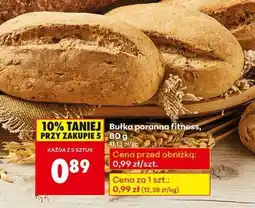 Biedronka bułka poranna fitness , 80 g oferta