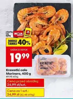 Biedronka Krewetki całe Marinero 400 g oferta