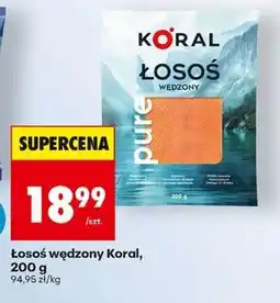 Biedronka łosoś wędzony Koral, 200 g oferta