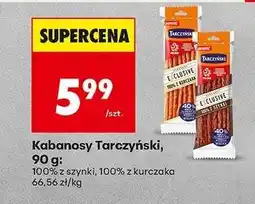 Biedronka Kabanosy Tarczyński 90 g oferta