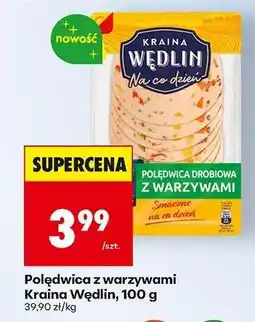 Biedronka Polędwica z warzywami Kraina Wędlin, 100 g oferta