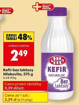Biedronka Kefir bez laktozy Mlekovita, 375 g oferta