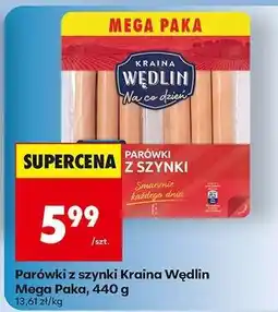 Biedronka Parówki z szynki Kraina Wędlin Mega Paka, 440 g oferta