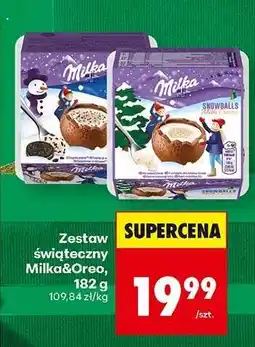 Biedronka Zestaw świąteczny Milka&Oreo, 182 g oferta