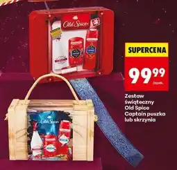 Biedronka Zestaw świąteczny Old Spice Captain puszka lub skrzynia oferta
