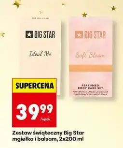 Biedronka Zestaw świąteczny Big Star mgiełka i balsam, 2x200 ml oferta