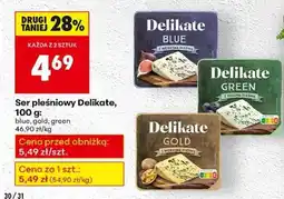 Biedronka Ser pleśniowy Delikate, 100 g oferta