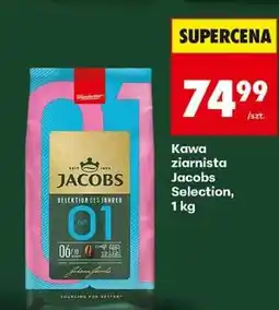 Biedronka Kawa ziarnista Jacobs Selection, 1 kg oferta