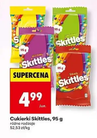 Biedronka Cukierki Skittles, 95 g oferta