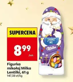 Biedronka Figurka mikołaj Milka Lentilki, 61 g oferta