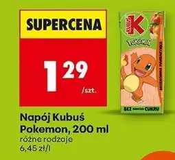 Biedronka Napój Kubuś Pokemon, 200 ml oferta