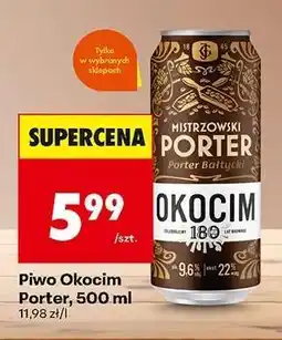 Biedronka Piwo Okocim Porter, 500 ml oferta