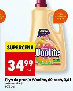 Biedronka Płyn do prania Woolite, 60 prań, 3,6 l oferta