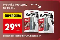 Biedronka Latarka metal led 3AAA Energizer oferta