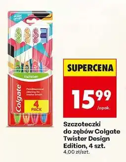 Biedronka Szczoteczki do zębów Colgate Twister Design Edition, 4 szt oferta