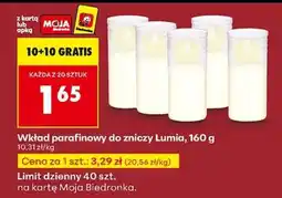 Biedronka Wkład parafinowy do zniczy Lumia, 160 g oferta