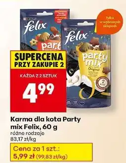 Biedronka Karma dla kota Party mix Felix 60 g oferta