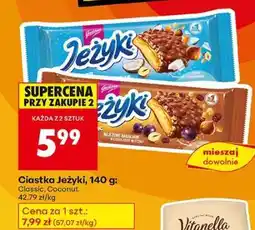 Biedronka Ciastka Jeżyki 140 g oferta