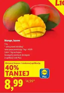 Lidl Mango, luzem oferta