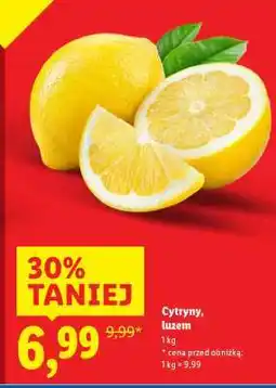Lidl Cytryny luzem oferta