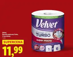 Lidl VELVET Ręcznik papierowy Turbo, 3-warstwowy oferta