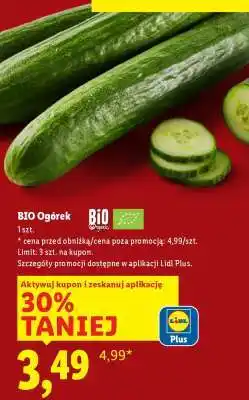 Lidl BIO Ogórek oferta