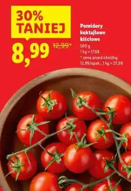 Lidl Pomidory koktajlowe kiściowe oferta