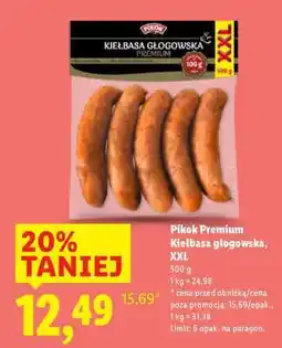 Lidl PIKOK PREMIUM Kiełbasa głogowska, XXL oferta